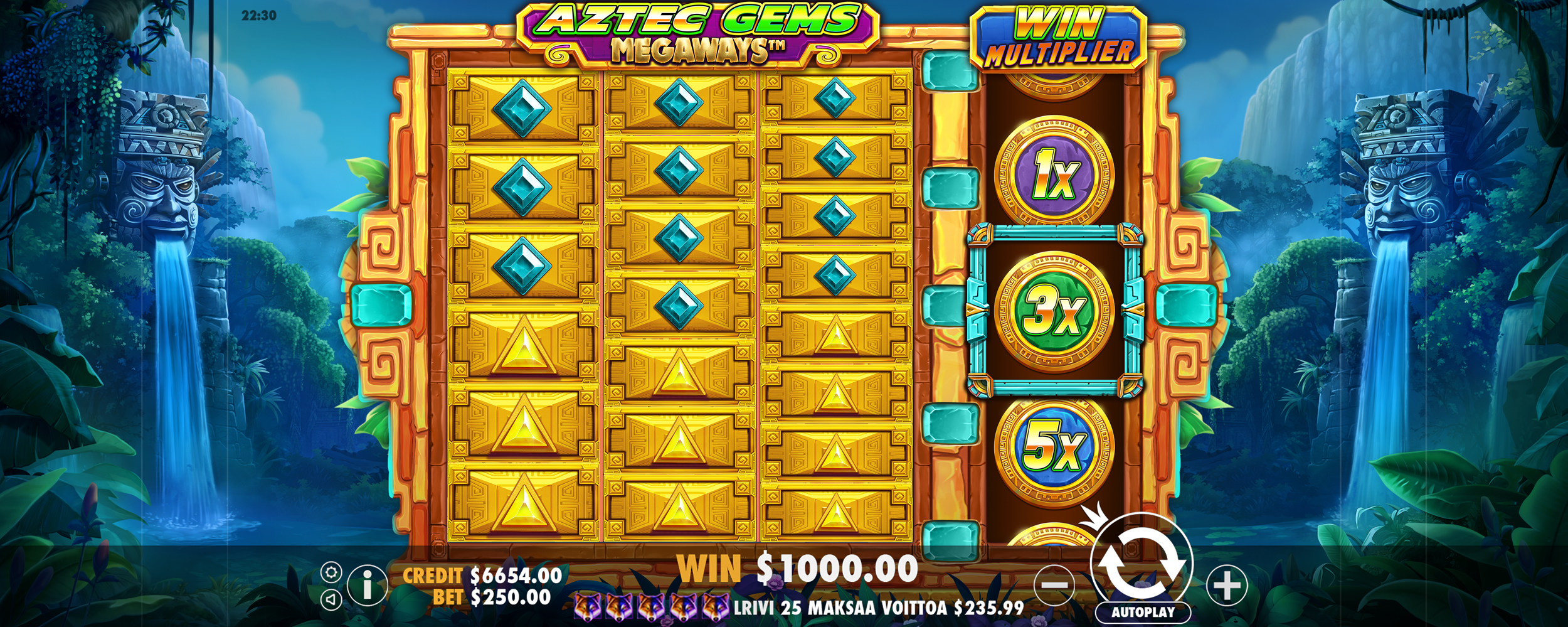 Aztec Gems Megaways™ - screenshot with slot description 5